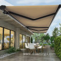 Aluminum Metal Full Cassette Awning Motorized